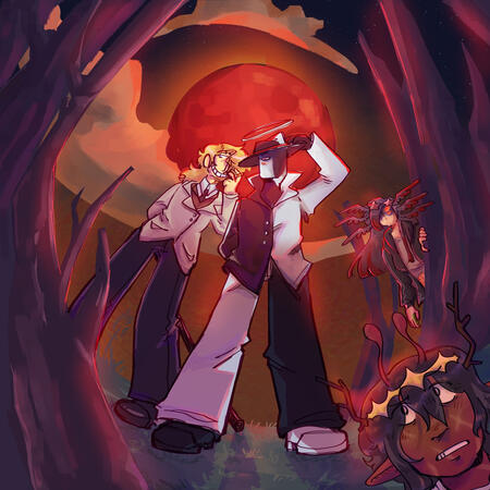 Complex / Rendered fullbody + multple characters