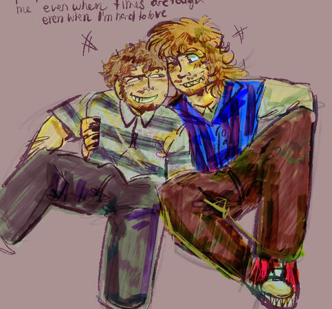 Doodle/ flat colors fullbody
